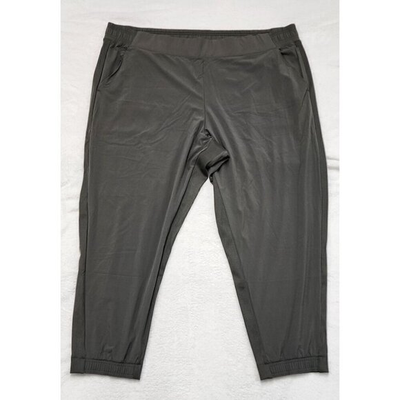Athleta Brooklyn Joggers Pants Olive Green 26 - Picture 2 of 7
